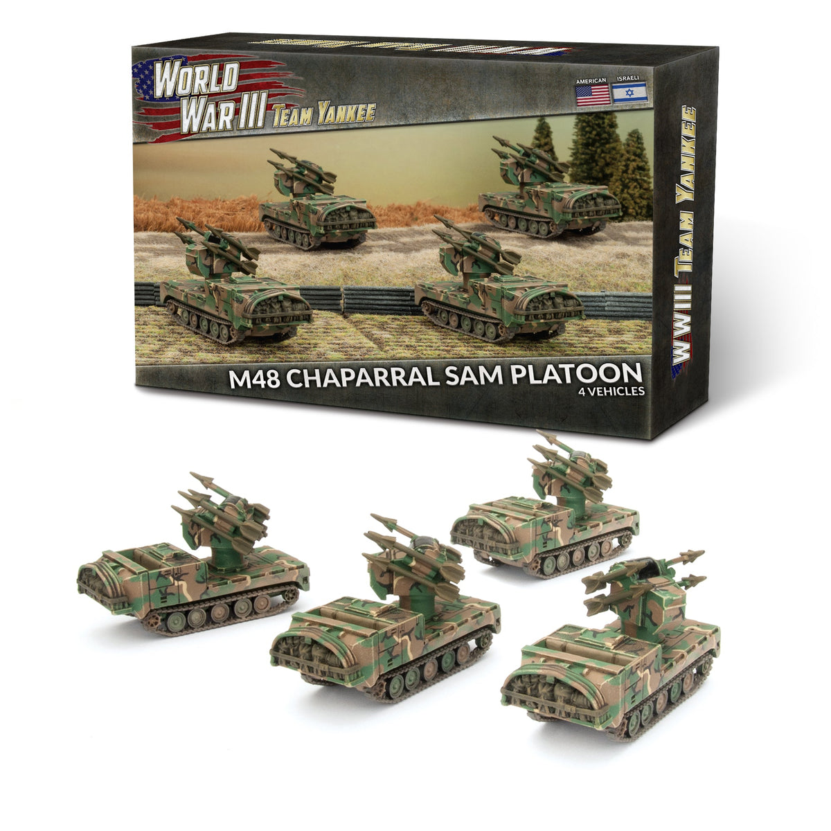 World War III - American: M48 Chaparral SAM Platoon