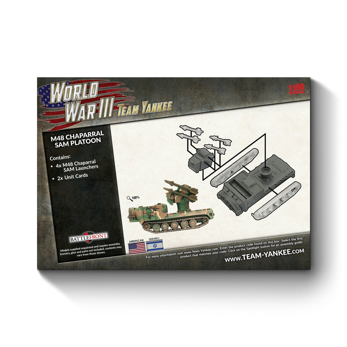 World War III - American: M48 Chaparral SAM Platoon