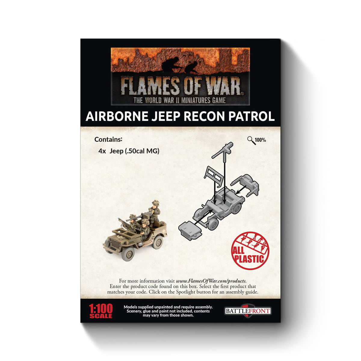 Flames Of War - American: Airborne Jeep Recon Patrol