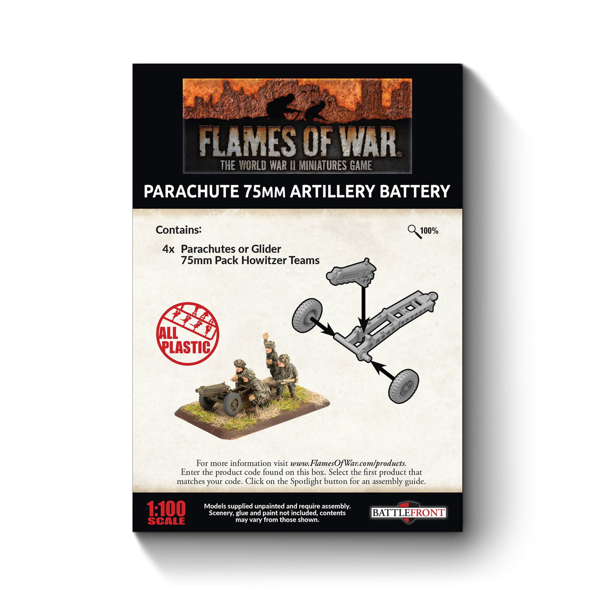 Flames Of War - American: Parachute 75mm Artillery Battery