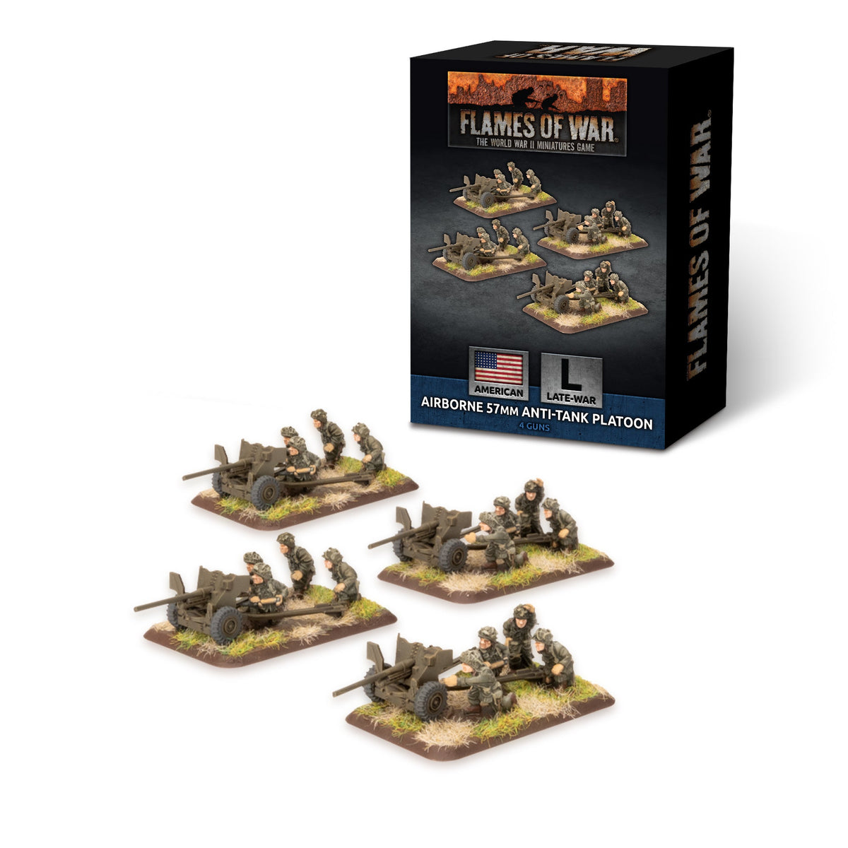 Flames Of War - American: Parachute 57mm Anti-tank Platoon