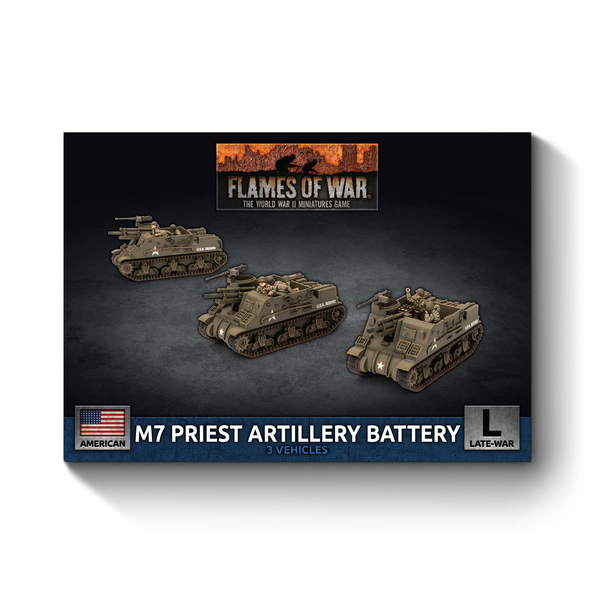 Flames Of War - American: M7 Priest Artillery Battery