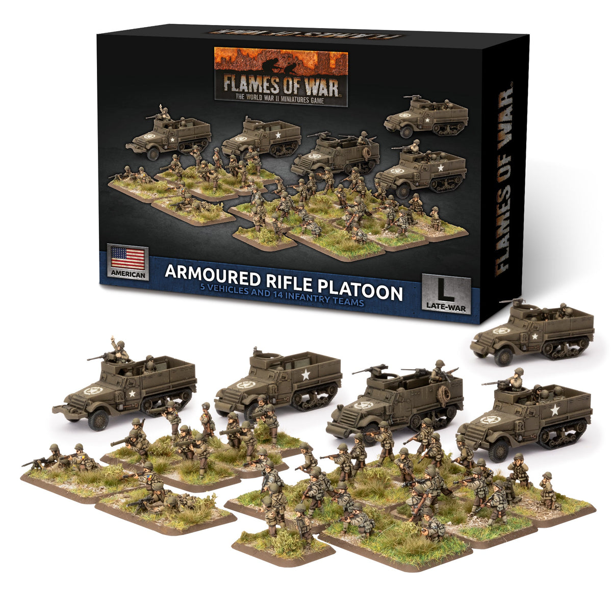Flames Of War - American: Armoured Rifle Platoon