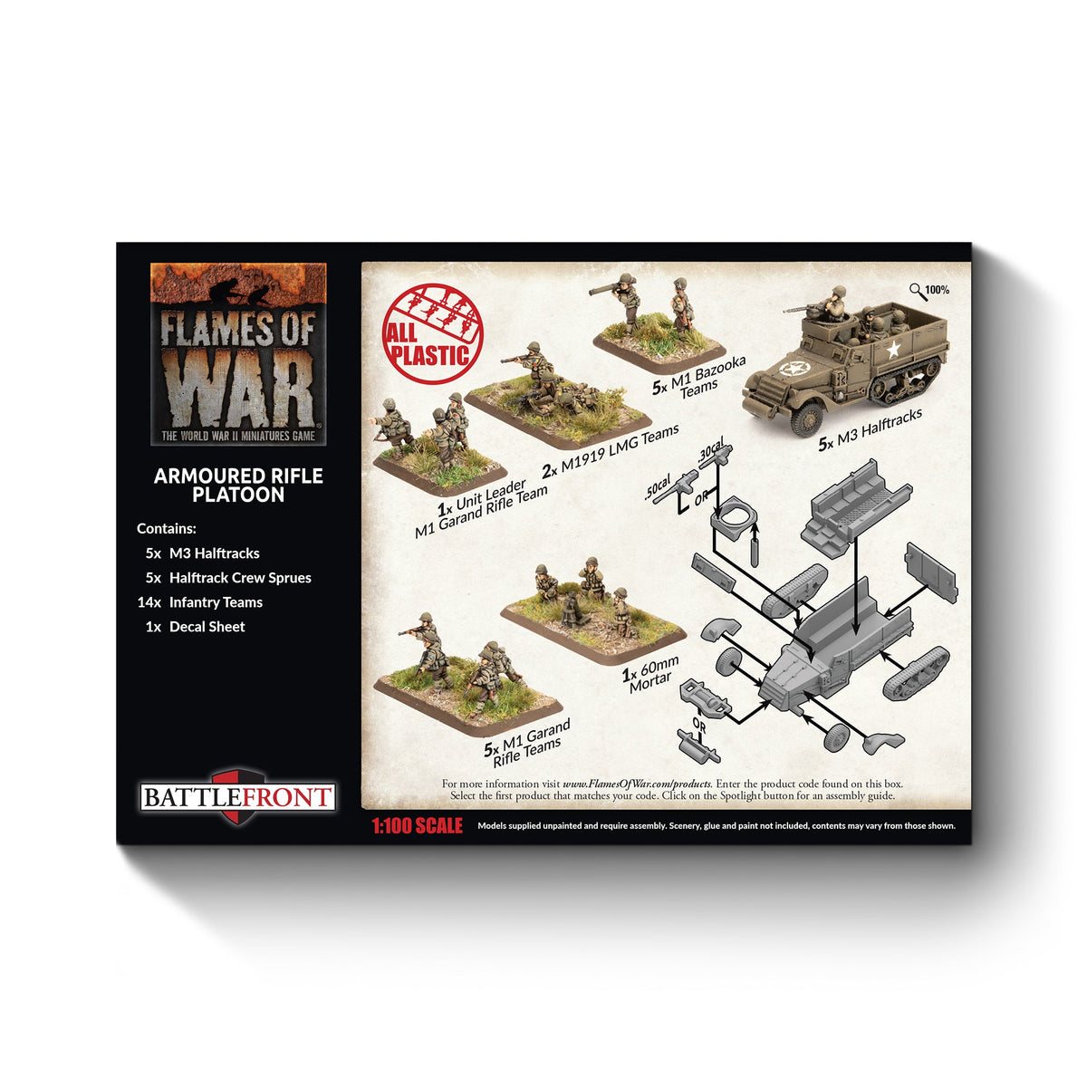 Flames Of War - American: Armoured Rifle Platoon