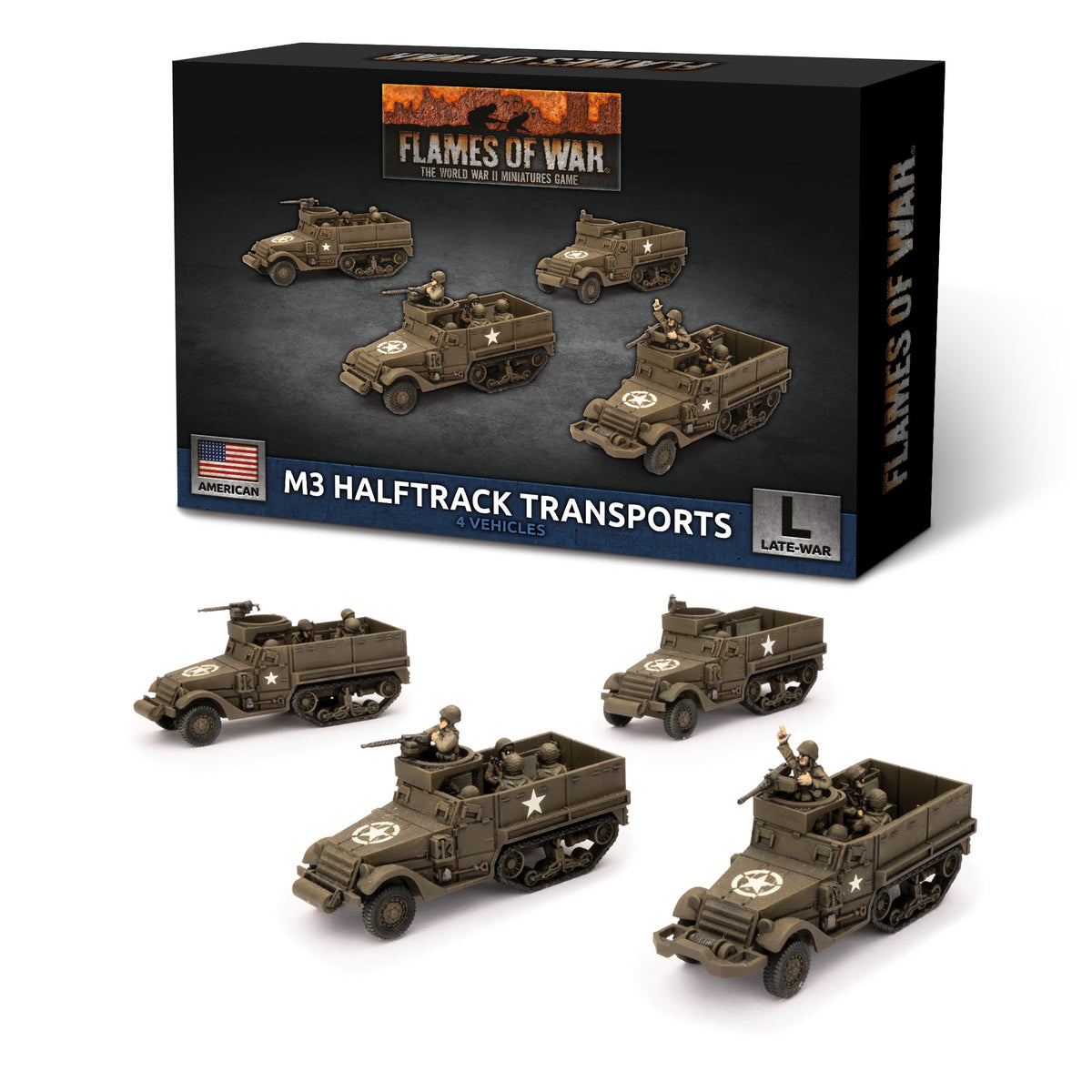 Flames Of War - American: M3 Halftrack Transports