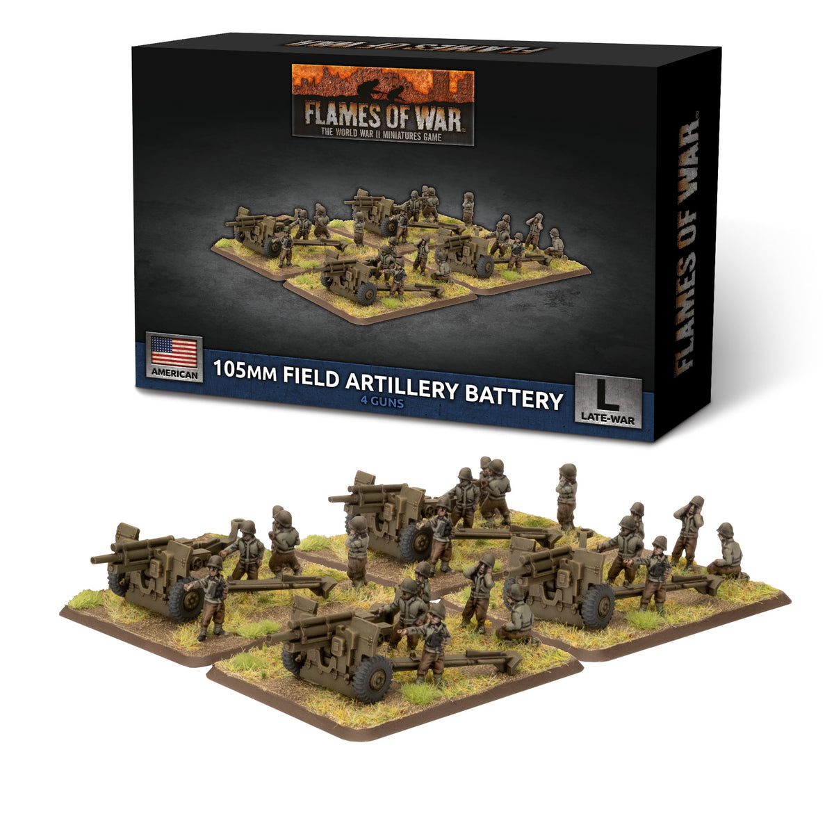 Flames Of War - American: 105mm Field Artillery Battery