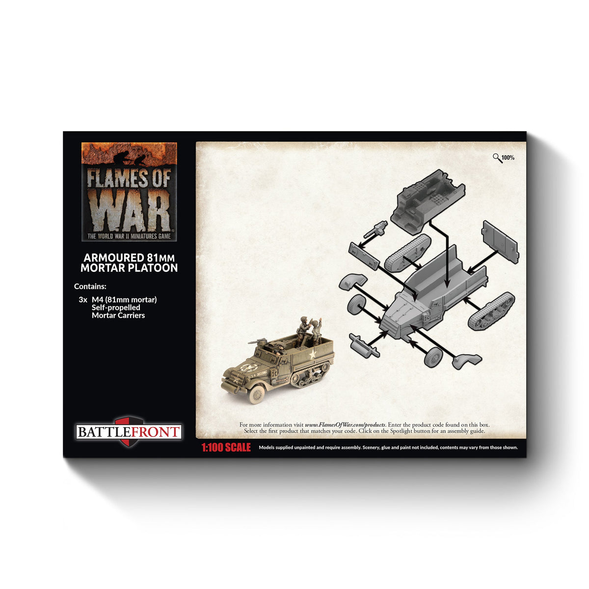 Flames Of War - American: Armoured 81mm Mortar Platoon