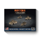 Flames Of War - American: Recon Patrol or Security Section