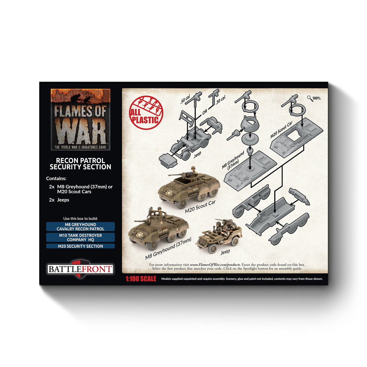 Flames Of War - American: Recon Patrol or Security Section