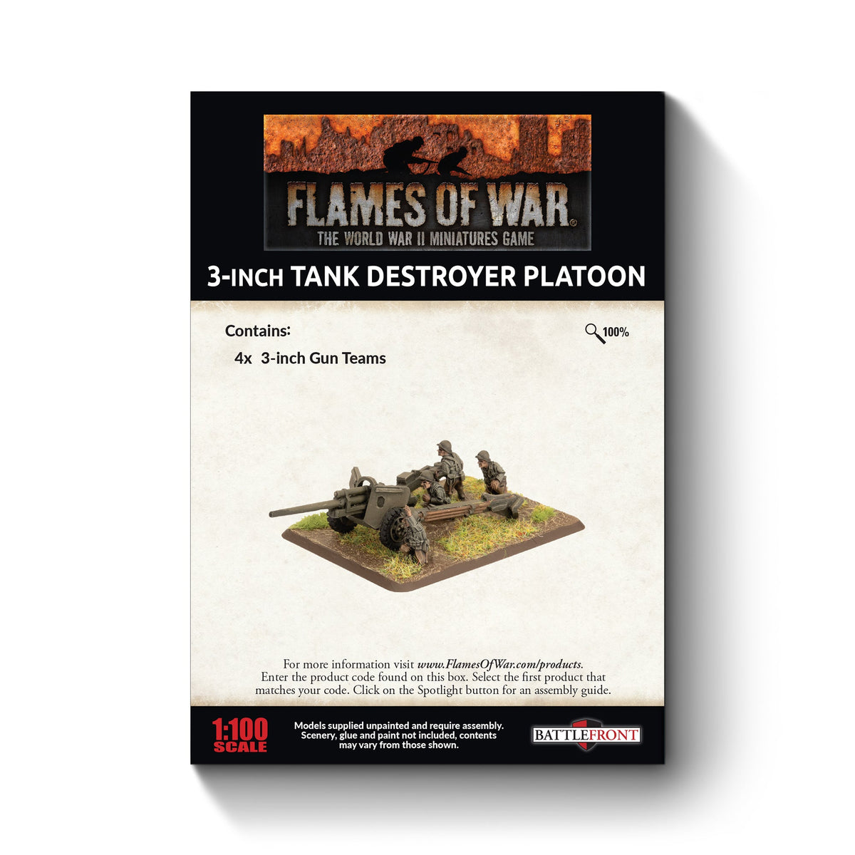 Flames Of War - American: 3-inch Tank Destroyer Platoon