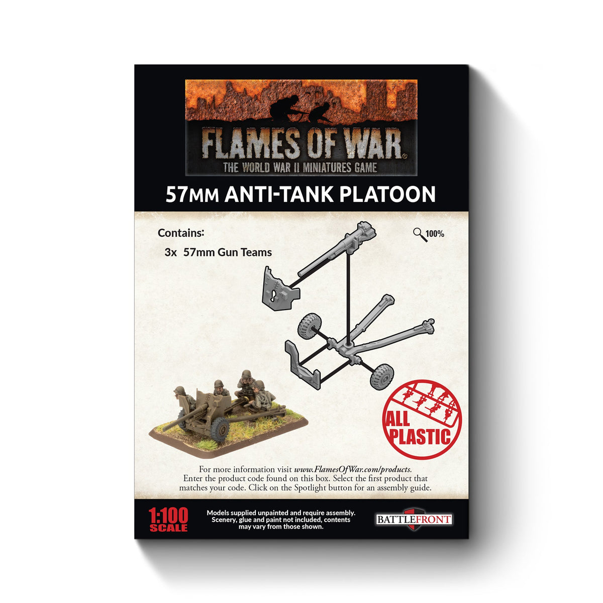 Flames Of War - American: 57mm Anti-tank Platoon