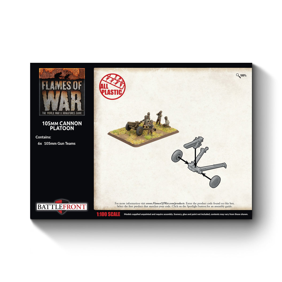 Flames Of War - American: 105mm Cannon Platoon