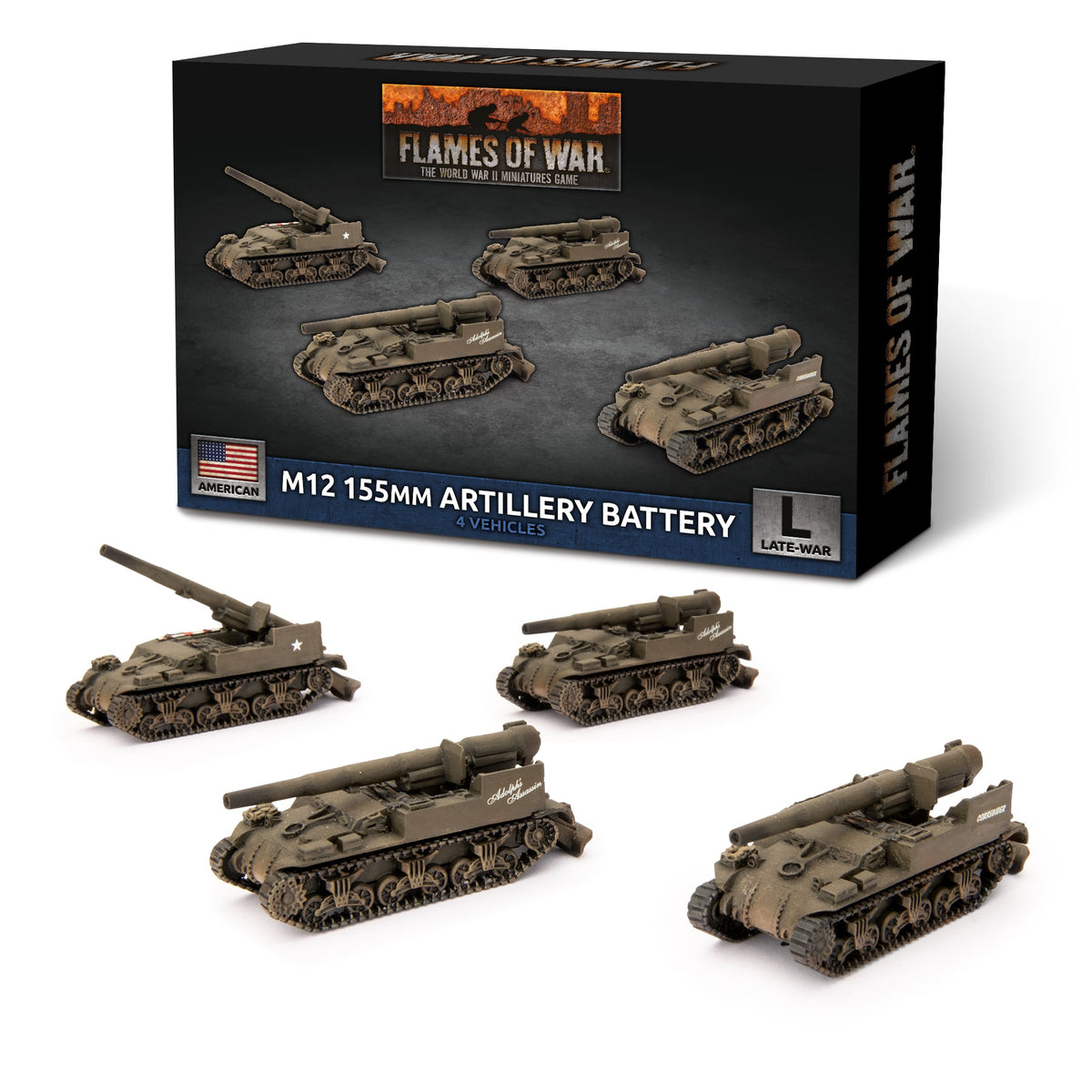 Flames Of War - American: M12 155mm Artillery Battery