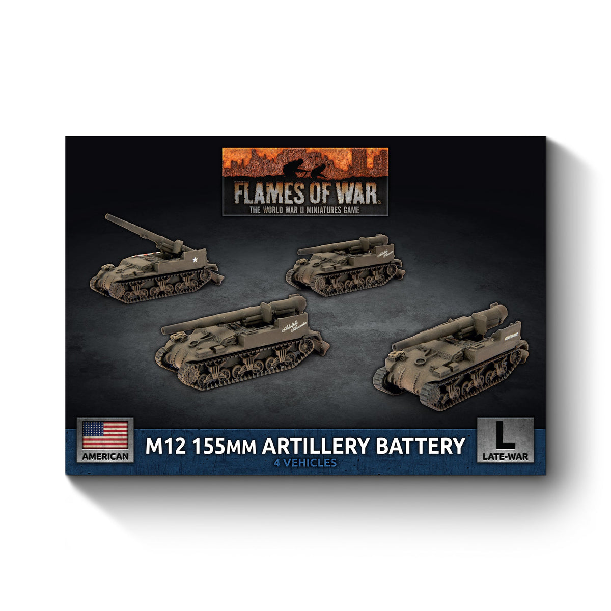 Flames Of War - American: M12 155mm Artillery Battery