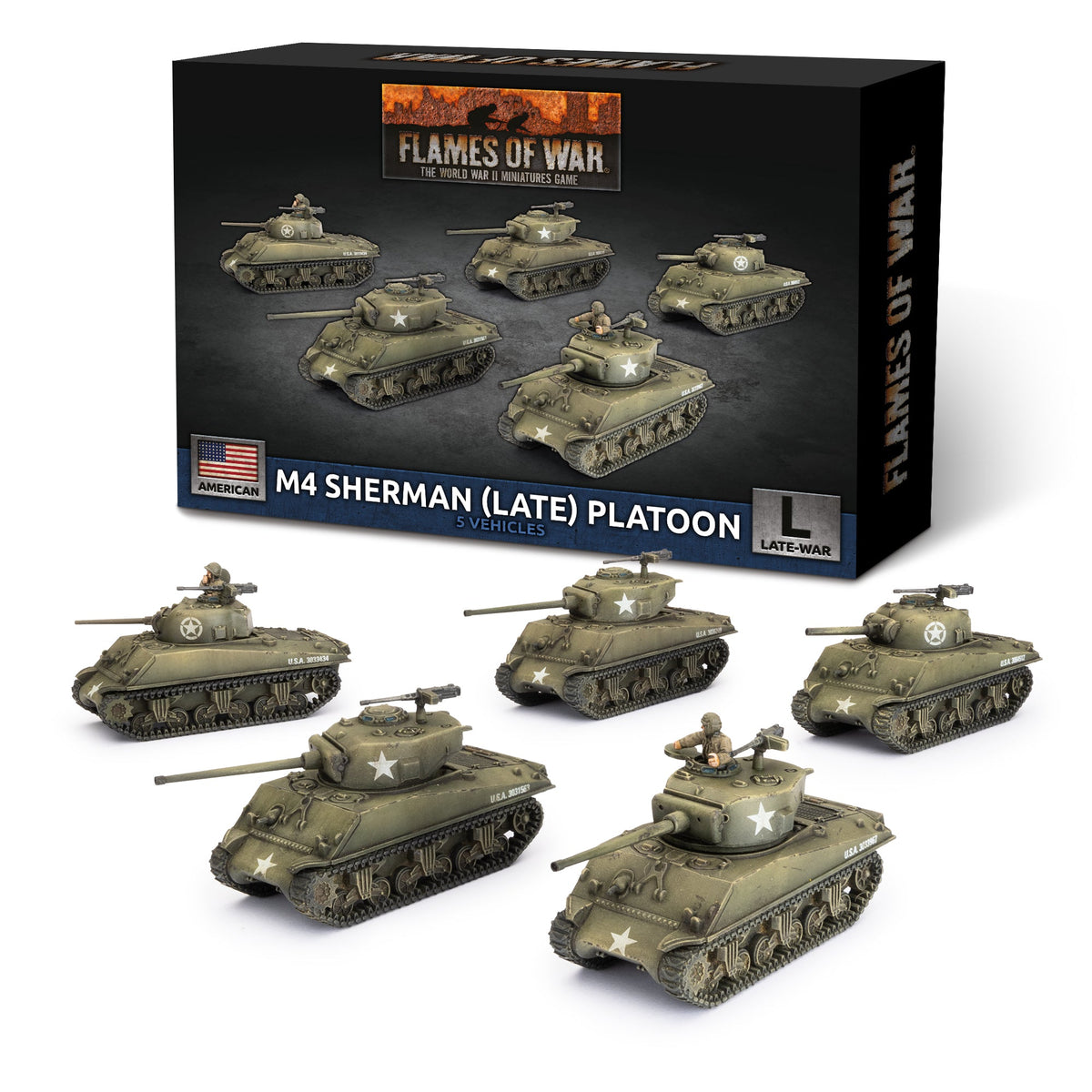 Flames Of War - American: M4 Sherman (Late) Tank Platoon