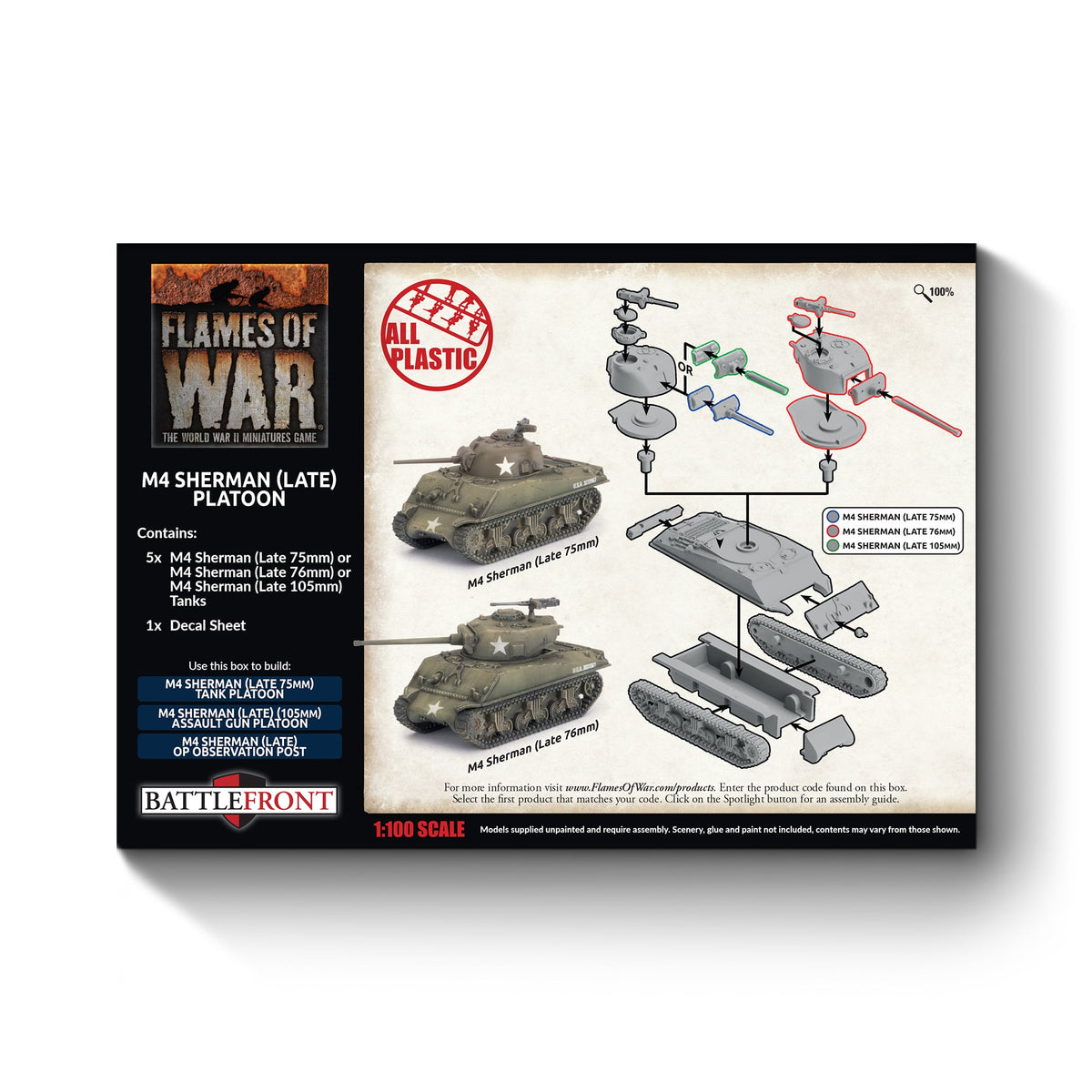 Flames Of War - American: M4 Sherman (Late) Tank Platoon