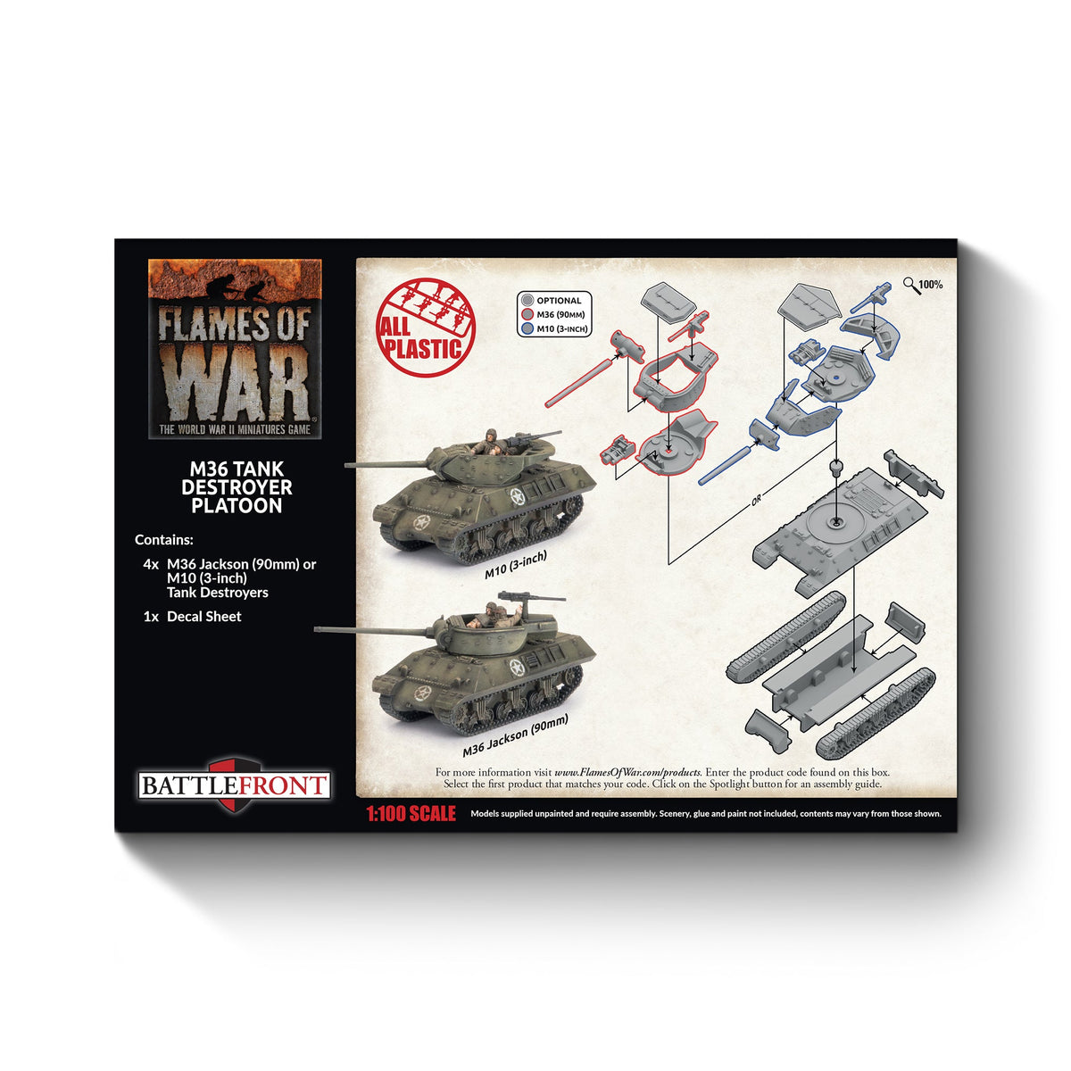 Flames Of War - American: M36 or M10 Tank Destroyer Platoon