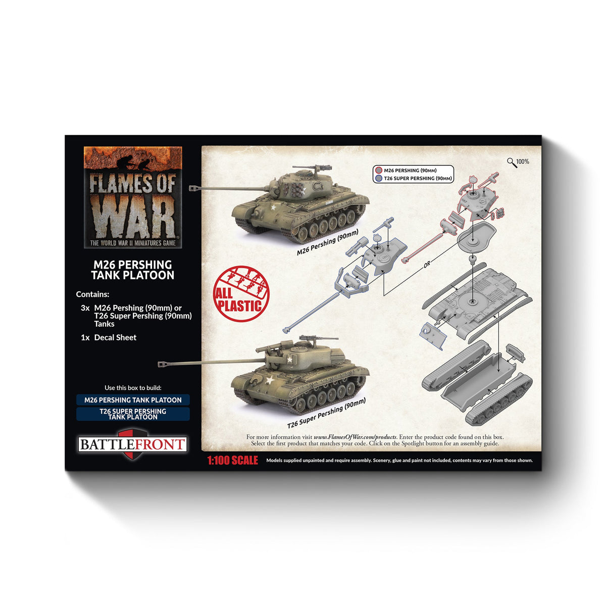 Flames Of War - American: M26 Pershing Tank Platoon