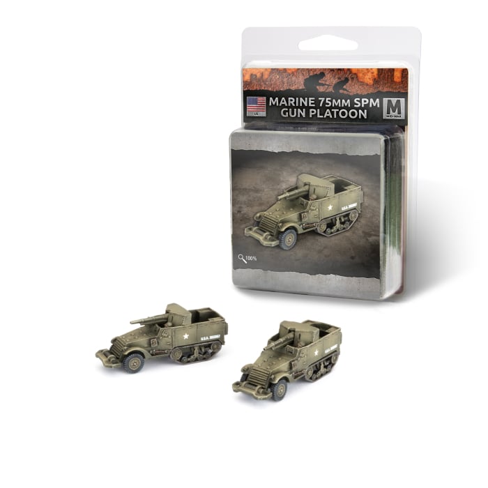 Flames Of War - American: Marine 75mm SPM Gun Platoon