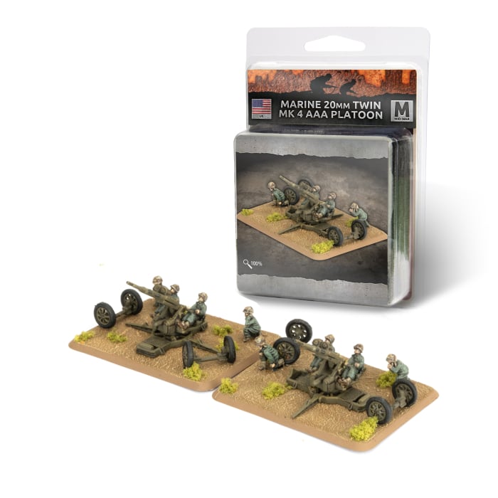 Flames Of War - American: Marine 20mm Twin Mk 4 AAA Platoon