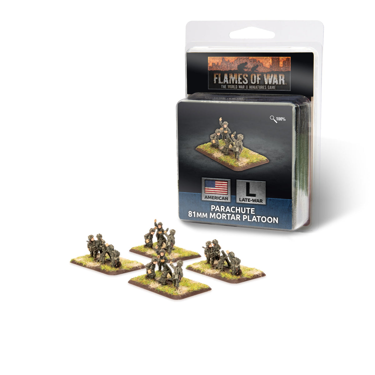 Flames Of War - American: Parachute 81mm Mortar Platoon