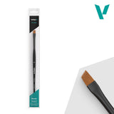 Vallejo - Hobby Brushes: Blender Flat Angled Synthetic Brush Medium