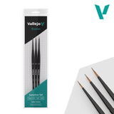 Vallejo - Hobby Brushes: Detail Definition Set - Synthetic (4/0, 3/0, 2/0)