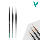 Vallejo - Hobby Brushes: Detail Design Set - Synthetic (0, 1, 2)