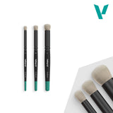 Vallejo - Hobby Brushes: Dry Brush Set - Natural Hair (S, M, L)