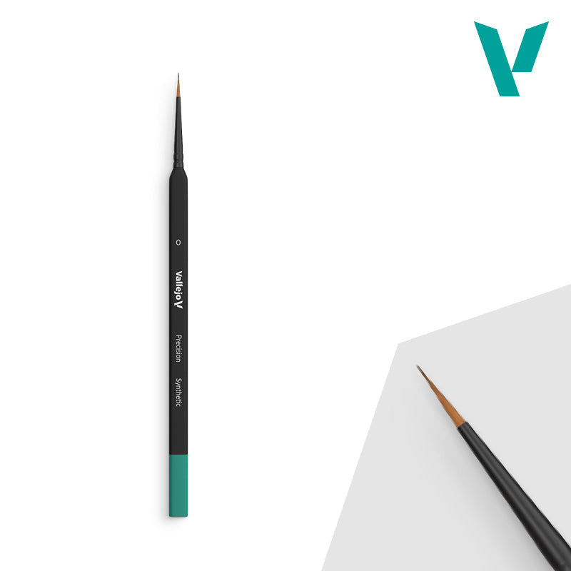 Vallejo - Hobby Brushes: Precision Round Synthetic Brush No. 0