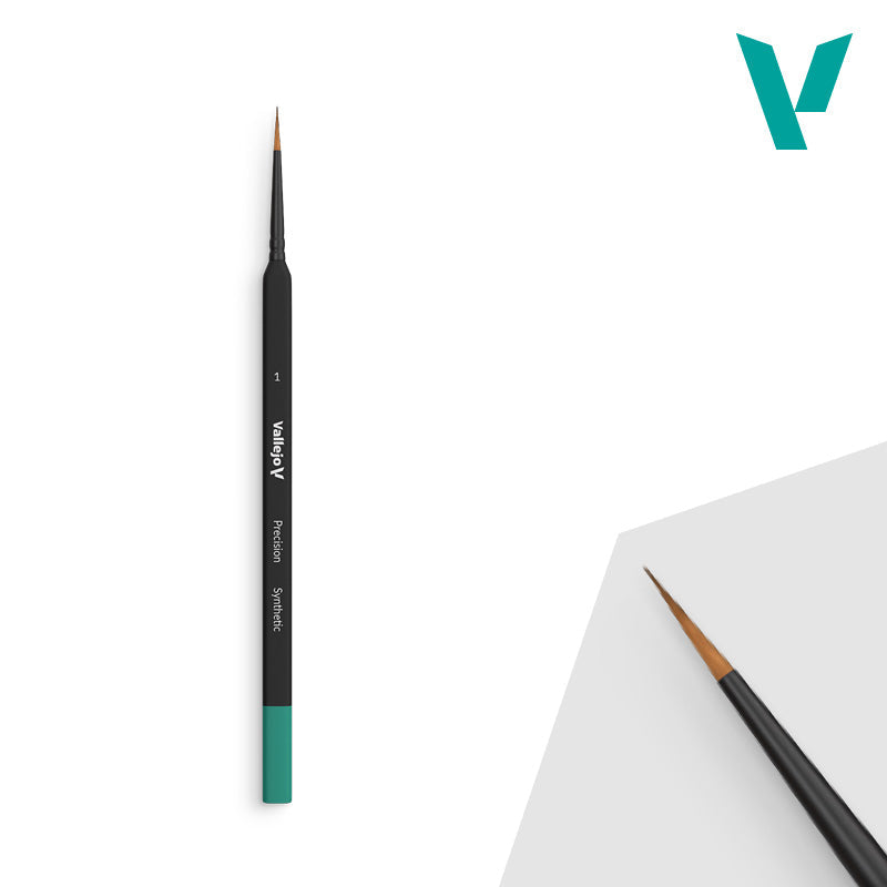 Vallejo - Hobby Brushes: Precision Round Synthetic Brush No. 1