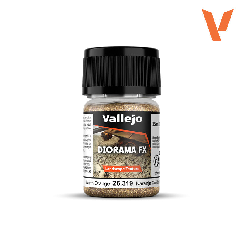 Vallejo - Diorama FX: Warm Orange 0.1-0.6mm