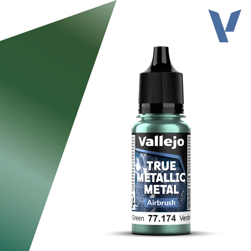 Vallejo - True Metallic Metal: Airbrush - Dusken Green