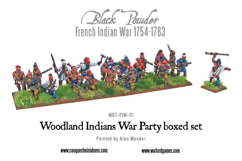 Black Powder - French Indian War: Woodland Indian War Party
