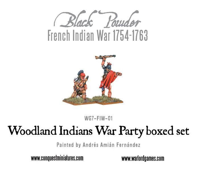 Black Powder - French Indian War: Woodland Indian War Party