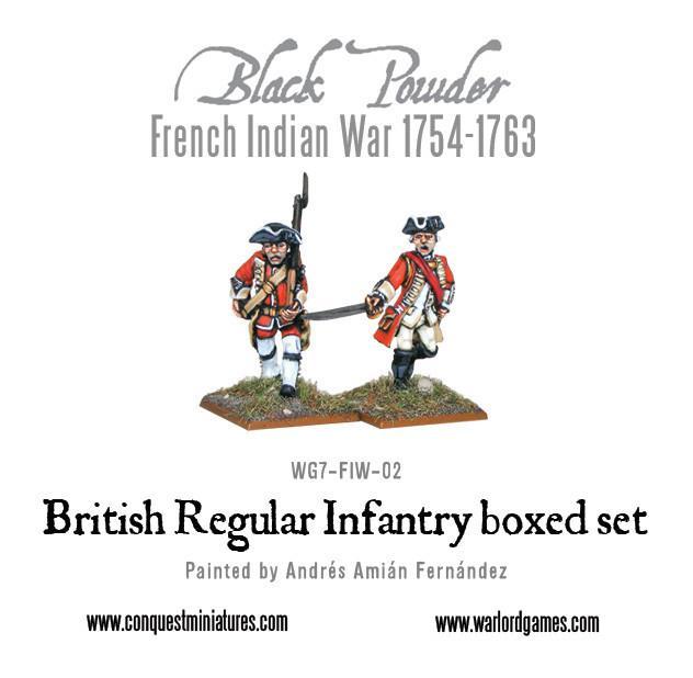 Black Powder - French Indian War: British Regular Infantry