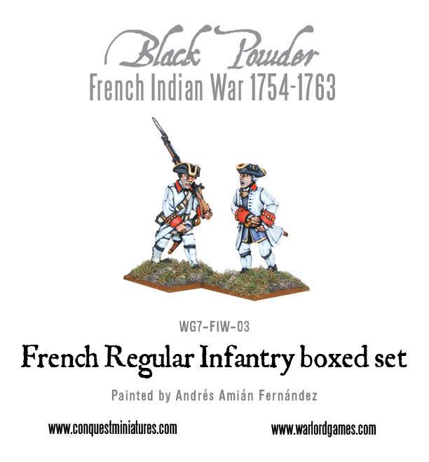 Black Powder - French Indian War: French Regular Infantry