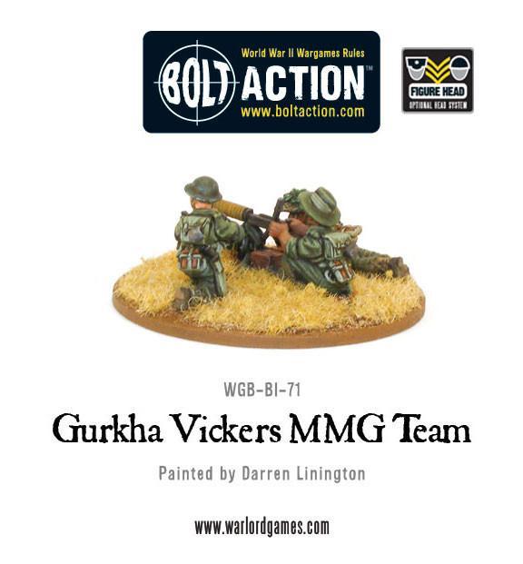 Bolt Action - Gurkha Vickers MMG Team