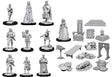 WizKids Deep Cuts Unpainted Miniatures Towns People Castle